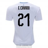 Camiseta de Futbol Uruguay Jugador E.cavani Segunda 2018