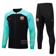 Chandal de Chaqueta del Barcelona 2022-2023 Negro