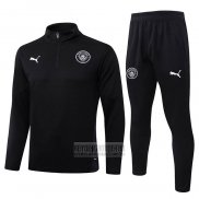 Chandal de Sudadera del Manchester City Nino 2025-2026 Negro