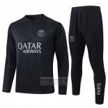 Chandal de Sudadera del Paris Saint-Germain 2025-2026 Negro
