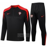 Chandal de Sudadera del Portugal 2024-2025 Negro