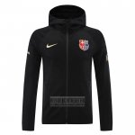 Chaqueta con Capucha del Barcelona 2024-2025 Negro