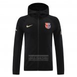 Chaqueta con Capucha del Barcelona 2024-2025 Negro