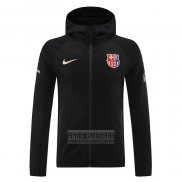 Chaqueta con Capucha del Barcelona 2024-2025 Negro