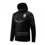 Chaqueta con Capucha del Brasil 2022-2023 Negro