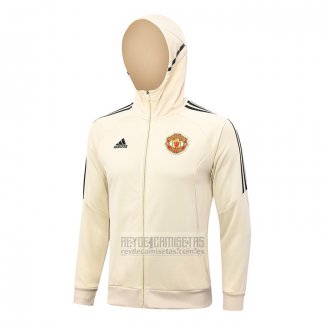 Chaqueta con Capucha del Manchester United 2023-2024 Amarillo