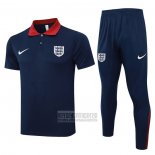 Conjunto Polo del Inglaterra 2024-2025 Azul