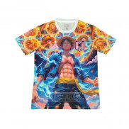 Tailandia Camiseta De Futbol Japon Anime 2025 Naranja Azul