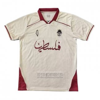 Tailandia Camiseta De Futbol Palestina Special 2025-2026 Blanco Rojo