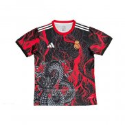 Tailandia Camiseta De Futbol Real Madrid Dragon 2025-2026 Rojo Negro