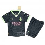 Camiseta De Futbol AC Milan Tercera Nino 2024-2025