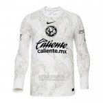 Camiseta De Futbol America Portero Manga Larga 2024-2025 Blanco
