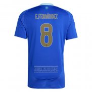 Camiseta De Futbol Argentina Jugador E.Fernandez Segunda 2024