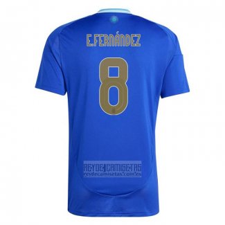 Camiseta De Futbol Argentina Jugador E.Fernandez Segunda 2024