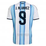 Camiseta De Futbol Argentina Jugador Julian Alvarez Primera 2026