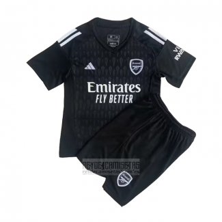 Camiseta De Futbol Arsenal Portero Nino 2023-2024 Negro