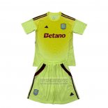 Camiseta De Futbol Aston Villa Portero Nino 2025-2026 Amarillo