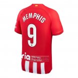 Camiseta De Futbol Atletico Madrid Jugador Memphis Primera 2023-2024