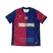 Camiseta De Futbol Barcelona Primera 2024-2025 Rojo Azul