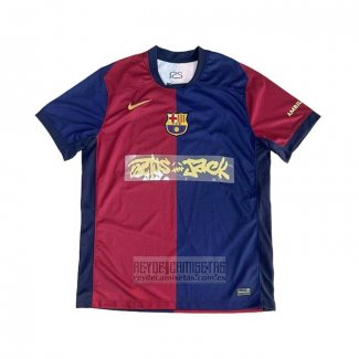 Camiseta De Futbol Barcelona Primera 2024-2025 Rojo Azul
