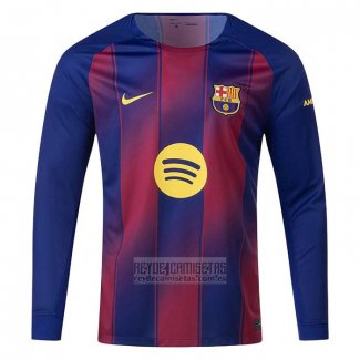 Camiseta De Futbol Barcelona Primera Manga Larga 2025-2026