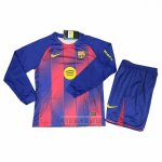 Camiseta De Futbol Barcelona Primera Manga Larga Nino 2025-2026