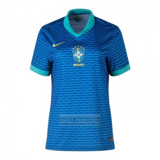 Camiseta De Futbol Brasil Segunda Mujer 2024