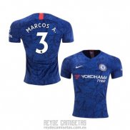Camiseta De Futbol Chelsea Jugador Marcos A. Primera 2019-2020