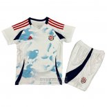 Camiseta De Futbol Costa Rica Segunda Nino 2024