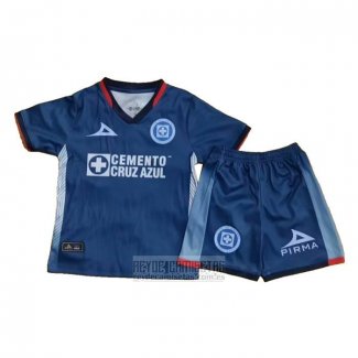 Camiseta De Futbol Cruz Azul Tercera Nino 2023-2024