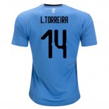 Camiseta De Futbol Uruguay Jugador L.torreira Primera 2018