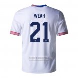 Camiseta De Futbol Estados Unidos Jugador Weah Primera 2024