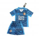 Camiseta De Futbol Feyenoord Portero Nino 2021-2022 Azul