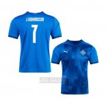 Camiseta De Futbol Islandia Jugador J.Gudmundsson Primera 2020