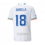 Camiseta De Futbol Italia Jugador Barella Segunda 2022