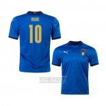 Camiseta De Futbol Italia Jugador Insigne Primera 2020-2021