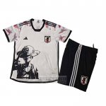 Camiseta De Futbol Japon Anime One Piece Luffy Nino 2025 Blanco
