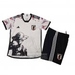 Camiseta De Futbol Japon Anime One Piece Luffy Nino 2025 Blanco