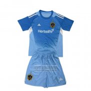 Camiseta De Futbol Los Angeles Galaxy Portero Nino 2025 Azul