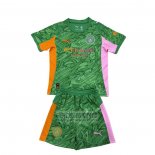 Camiseta De Futbol Manchester City Portero Nino 2025-2026 Verde
