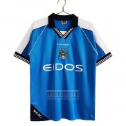 Camiseta De Futbol Manchester City Primera Retro 99-01