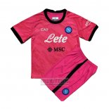 Camiseta De Futbol Napoli Portero Nino 2022-2023 Rosa