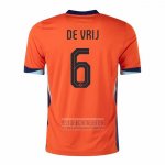Camiseta De Futbol Paises Bajos Jugador De Vrij Primera 2024-2025