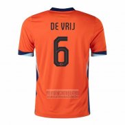 Camiseta De Futbol Paises Bajos Jugador De Vrij Primera 2024-2025