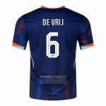 Camiseta De Futbol Paises Bajos Jugador De Vrij Segunda 2024-2025