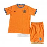 Camiseta De Futbol Paises Bajos Primera Nino 2024