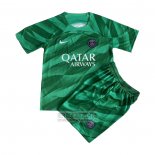 Camiseta De Futbol Paris Saint-Germain Portero Nino 2023-2024 Verde