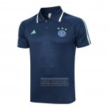 Camiseta De Futbol Polo del Ajax 2023-2024 Azul