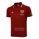 Camiseta de Futbol Polo del Arsenal 2023-2024 Rojo