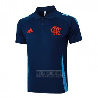 Camiseta De Futbol Polo del Flamengo 2024-2025 Azul